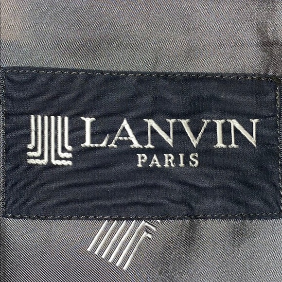 Men’s Lanvin Paris suit blazer jacket dbl breasted - Picture 14 of 16